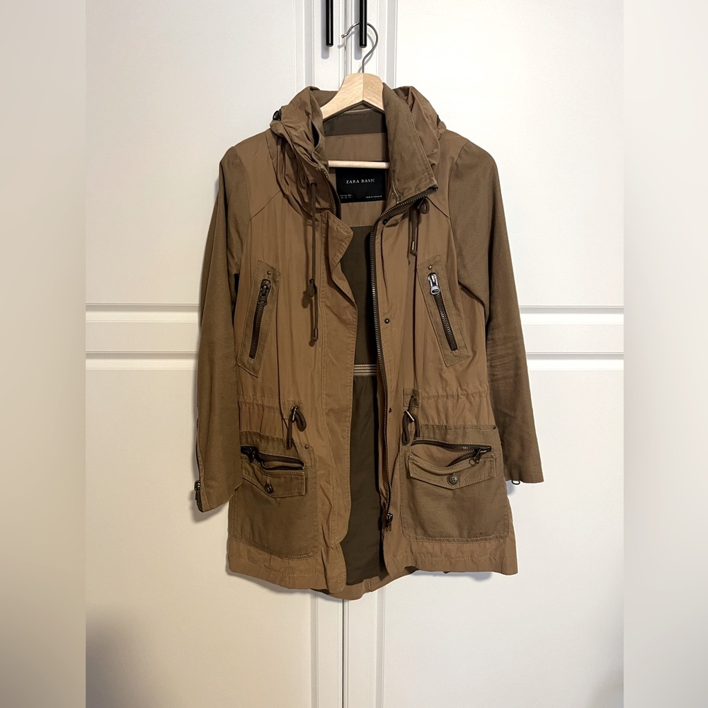 Zara Basic Utility Coat - image 1
